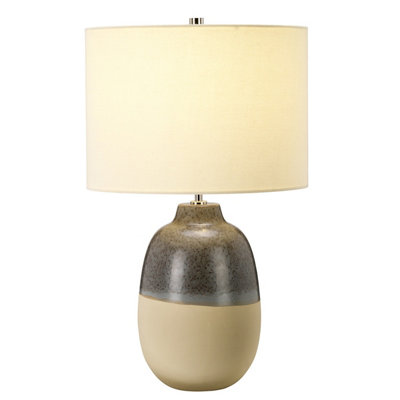 B&Q -  Elstead Grange Park 1 Light Table Lamp CeramicE27