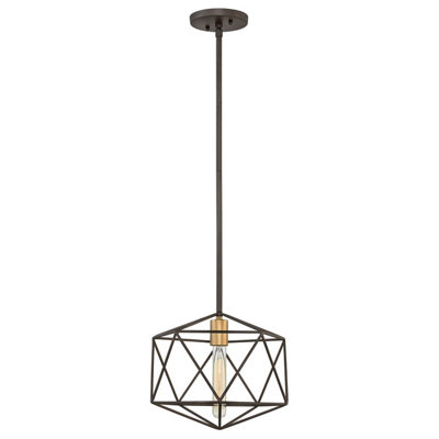 B&Q -  Astrid 1 Light Mini Pendant Metallic Matte Bronze