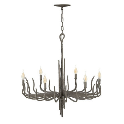 Elstead Spyre 6 Light Chandelier Bronze FinishE14