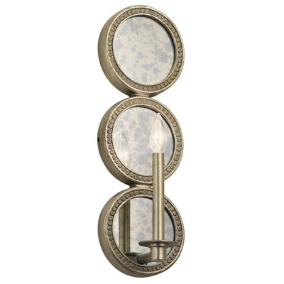 Luminosa Ing Elstead Rosalie 1 Indoor Candle Wall E14 Light/Gold