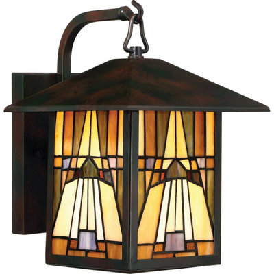Elstead Inglenook Outdoor 1 Light Medium Wall LanternBronze FinishE27 from B&Q