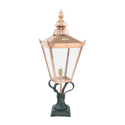 Luminosa Ing Elstead Chelsea 1 Outdoor Pedestal Lantern, E27 Light
