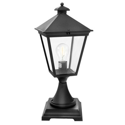Elstead Turin Outdoor Pedestal LanternE27 from B&Q