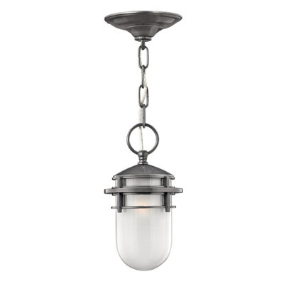 Elstead Lighting Reef 1 Light Chain LanternHematite from B&Q