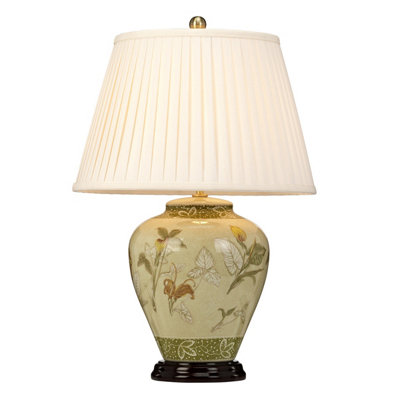 Elstead Arum 1 Light Table Lamp BrassE27