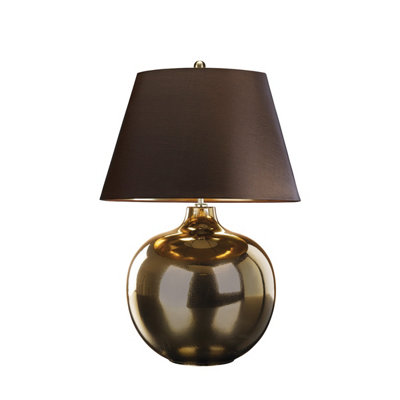 Elstead Ottoman 1 Light Table Lamp BronzeE27 from B&Q