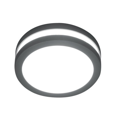 Luminosa Lighting Elstead Ano 1 Light Outdoor Wall / Ceiling Lantern Light Graphite Ip54 from B&Q