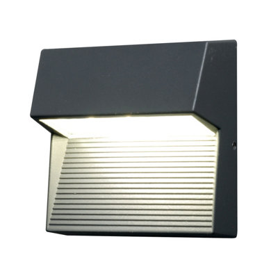 Elstead Freyr Led 1 Light Outdoor Wall Light Graphite Ip65 from B&Q