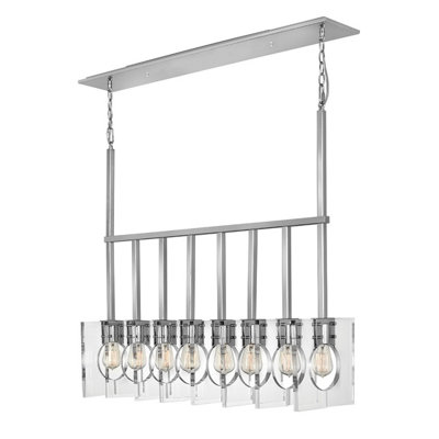 Luminosa Lighting Elstead Lisa Mcdennon By Hinkley Ludlow 8 Light Pendant Polished Nickel