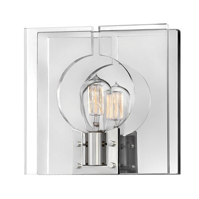 Luminosa Lighting Elstead Lisa Mcdennon By Hinkley Ludlow 1 Light Wall Light Polished Nickel