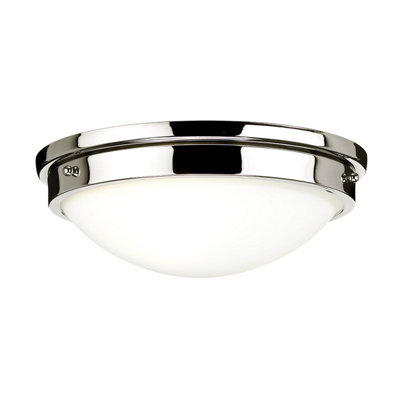 Elstead Gravity Round Flush LightPolished Nickel