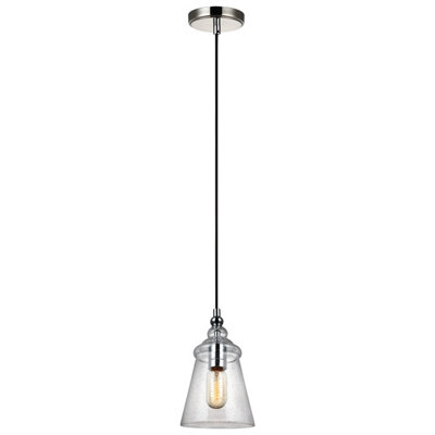 Luminosa Lighting Elstead Feiss Loras 1 Light Mini Pendant Chrome