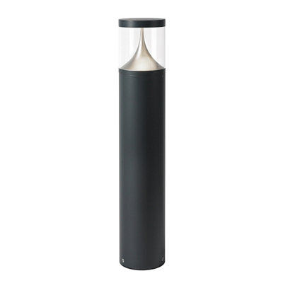 Elstead Egersund Integrated Led Outdoor Led Large BollardGraphiteIp65 from B&Q