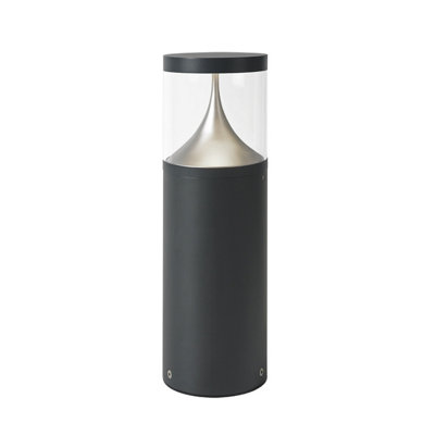 Elstead Egersund Integrated Led Outdoor Led Medium BollardGraphiteIp65 from B&Q