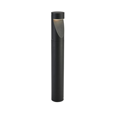 Elstead Oppland Integrated Led Outdoor Led BollardGraphiteIp54 from B&Q