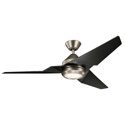 Luminosa Lighting Elstead Jade 152Cm Ceiling Fan With Dimmable 3000K Led LightAntique PewterRemote Control from B&Q