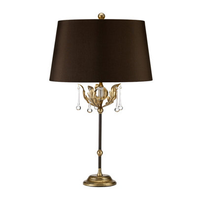 Elstead Amarilli 1 Light Table Lamp GoldBronzeE27 from B&Q