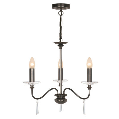 Elstead Lighting Finsbury Park 3 Light ChandelierOld Bronze