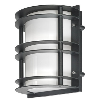 Elstead Stockholm 1 Light Outdoor Wall Light Black Ip55E27