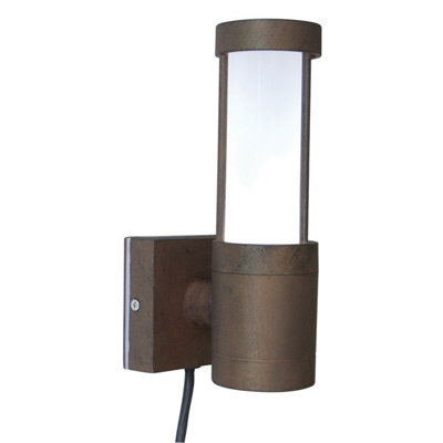 Elstead Lighting Beta Plain Wall LanternAged Iron from B&Q