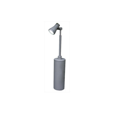 Elstead Lighting Beta Single Head Post SpotlightMatt Silver from B&Q