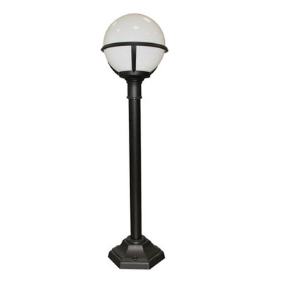 Luminosa Lighting Elstead Glenbeigh 1 Light Outdoor Bollard Lantern Black Ip44E27 from B&Q