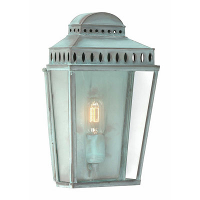 Elstead Mansion House 1 Light Outdoor Wall Lantern Light Verdigris Ip44E27 from B&Q