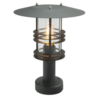 Luminosa Lighting Elstead Stockholm Outdoor Pedestal LanternE27