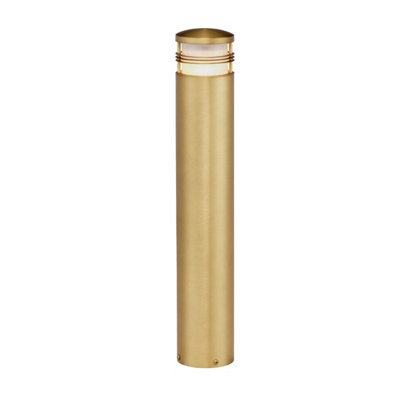 Luminosa Lighting Elstead Newbrighton Outdoor Bollard Antique BrassIp55