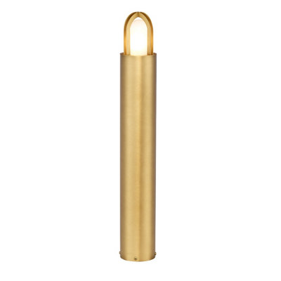 Luminosa Lighting Elstead Paignton Outdoor Bollard Antique BrassIp55 from B&Q