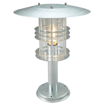 Elstead Stockholm Outdoor Pedestal LanternE27 from B&Q