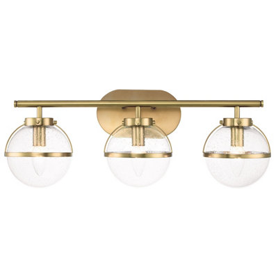 Luminosa Lighting Luminosa Hinkley Hollis Bathroom Wall Lamp Heritage BrassIp44 from B&Q