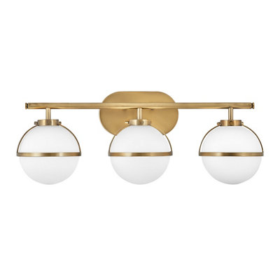 Luminosa Lighting Luminosa Hinkley Hollis Bathroom Wall Lamp Heritage BrassIp44 from B&Q