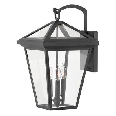 B&Q -  Luminosa Hinkley Alford Place Outdoor Wall Lantern Museum BlackIp44
