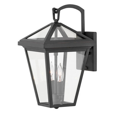 B&Q -  Luminosa Hinkley Alford Place Outdoor Wall Lantern Museum BlackIp44