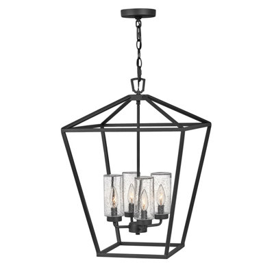B&Q -  Elstead Hinkley Alford Place Outdoor Pendant Ceiling Light Museum BlackIp44