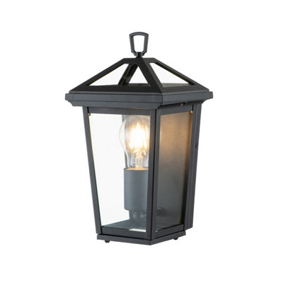 B&Q -  Luminosa Hinkley Alford Place Outdoor Wall Lantern Museum BlackIp44