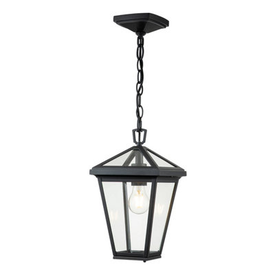 B&Q -  Elstead Hinkley Alford Place Outdoor Pendant Ceiling Light Museum BlackIp44