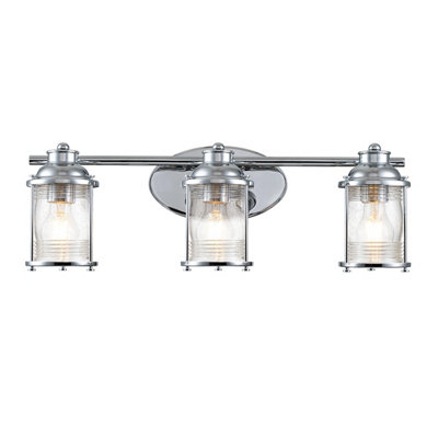 Luminosa Lighting Luminosa Kichler Ashland Bay Wall Lamp Polished ChromeIp44 from B&Q