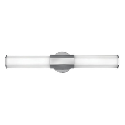 Luminosa Lighting Luminosa Hinkley Facet Integrated Led Bathroom Wall Lamp Polished Chrome3000KIp44 from B&Q
