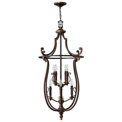 Elstead Plymouth 8 Light Ceiling Pendant Olde BronzeE14 from B&Q