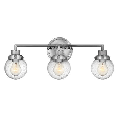 Luminosa Lighting Luminosa Hinkley Poppy Bathroom Wall Lamp Polished ChromeIp44 from B&Q