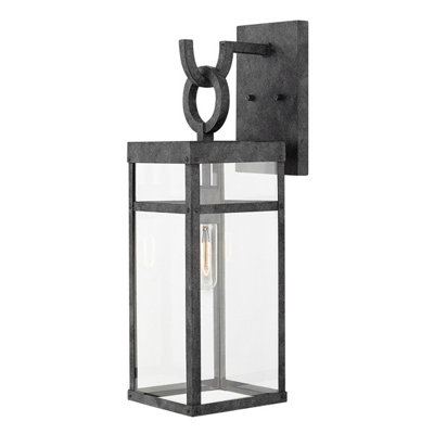 B&Q -  Luminosa Hinkley Porter Outdoor Wall Lantern Aged ZincIp44