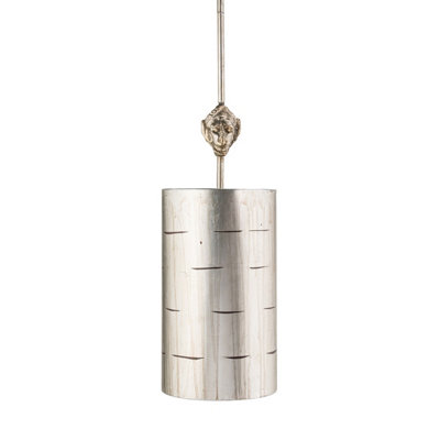Elstead Lighting Fragment 1 Light Small PendantAged Silver from B&Q