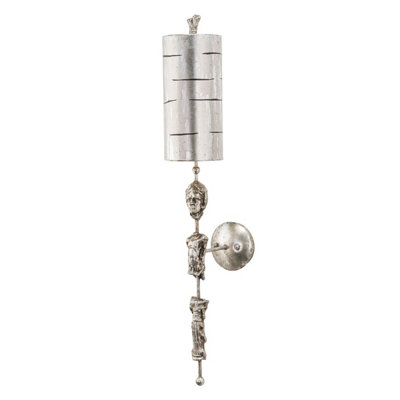 Elstead Lighting Fragment 1 Light Wall LightSilver Leaf from B&Q