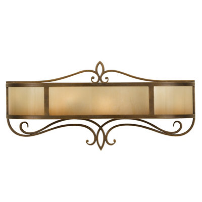 Elstead Lighting Justine 2 Light Wall Light Astral Bronze from B&Q