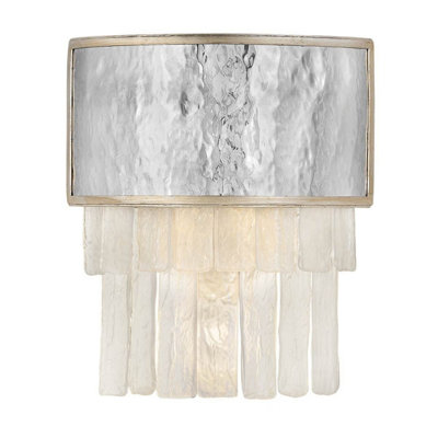 B&Q -  Elstead Hinkley Reverie Flush Wall Lamp Champagne Gold