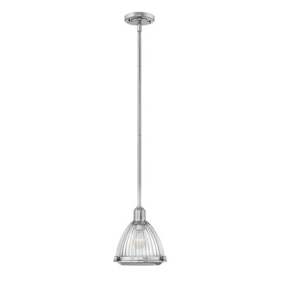 Luminosa Lighting Elstead Hinkley Elroy 1 Light Pendant Polished Nickel