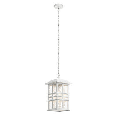 Luminosa Lighting Elstead Beacon Outdoor 1 Light Chain LanternWhiteIp44E27