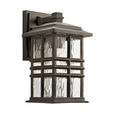 Elstead Beacon Outdoor 1 Light Wall LanternOlde BronzeIp44E27 from B&Q